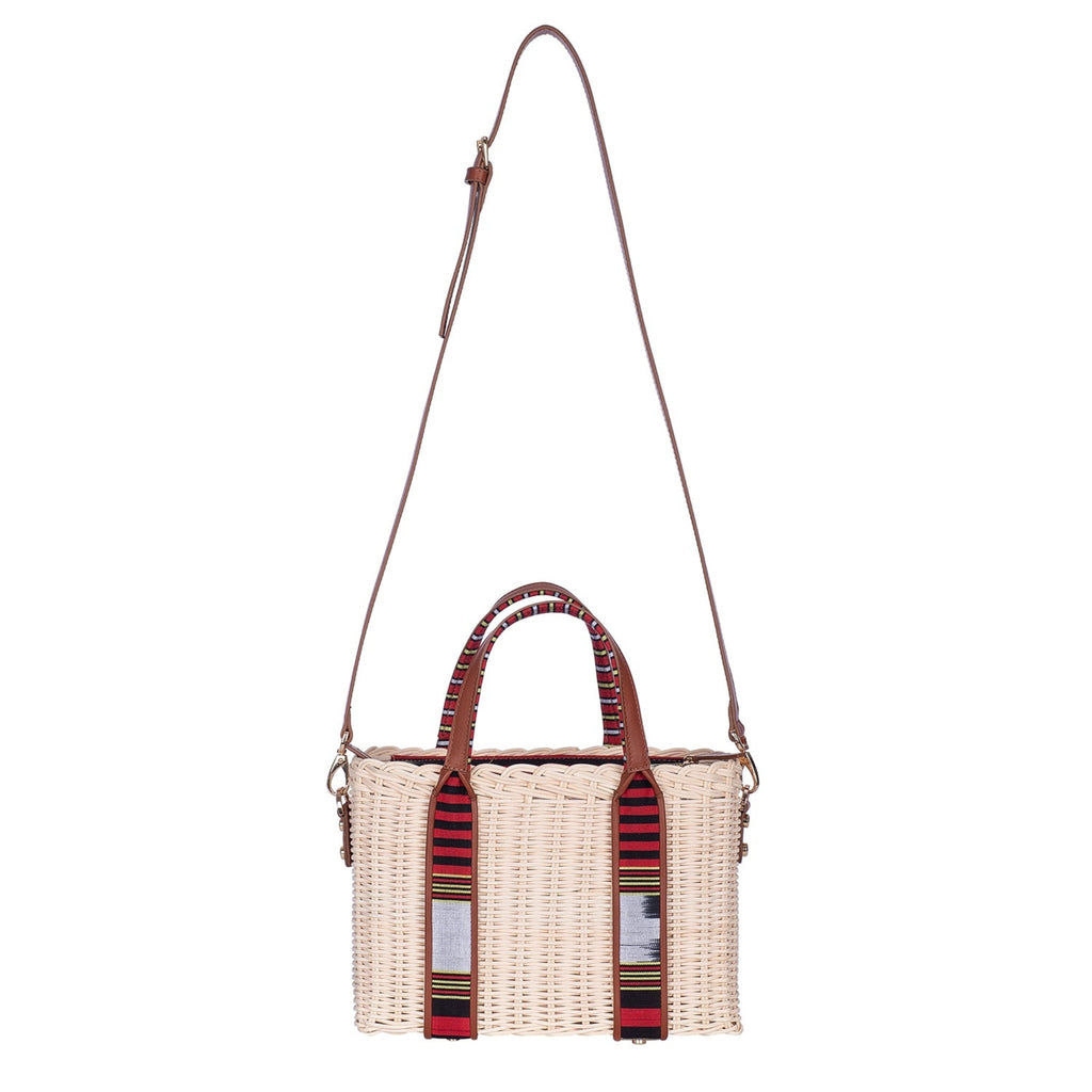Woven Straw Handbag