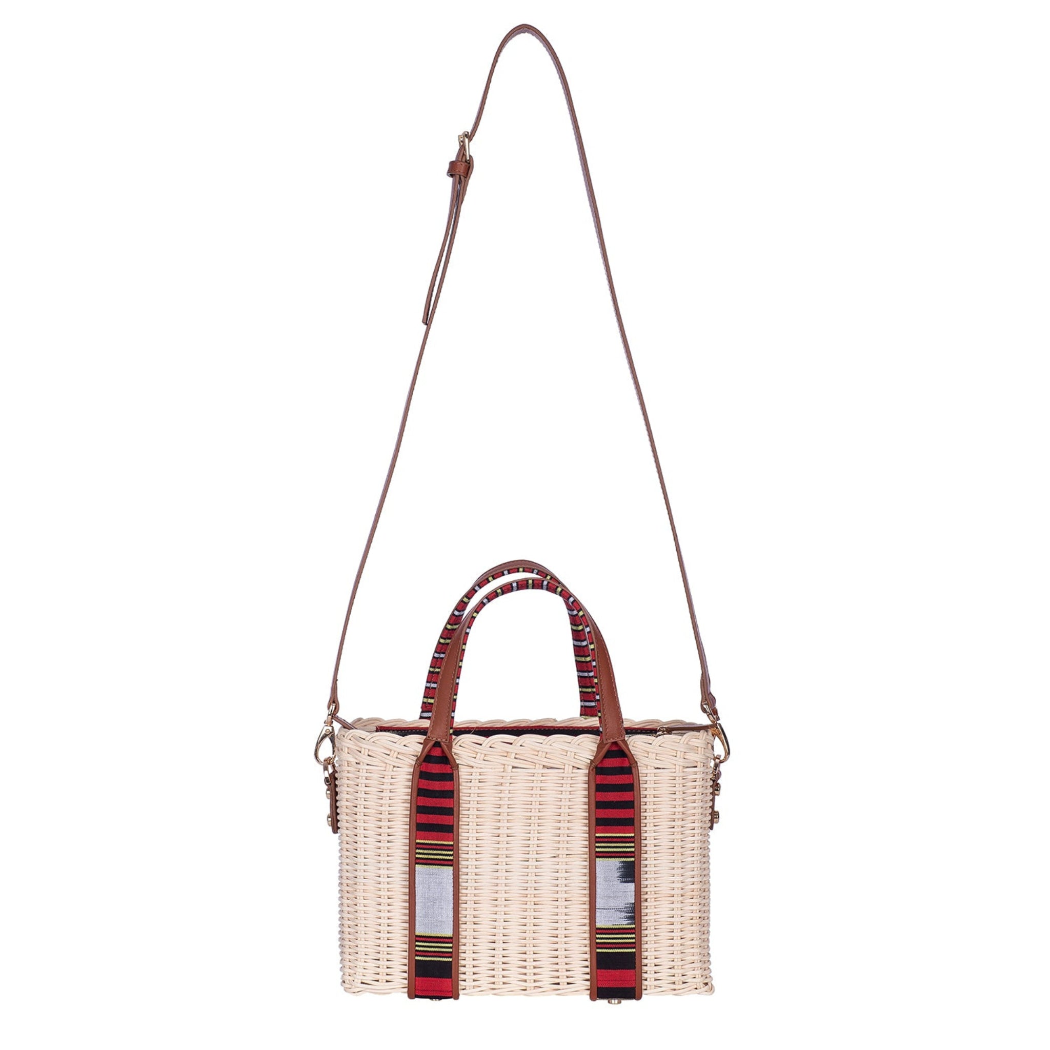 Woven Straw Handbag