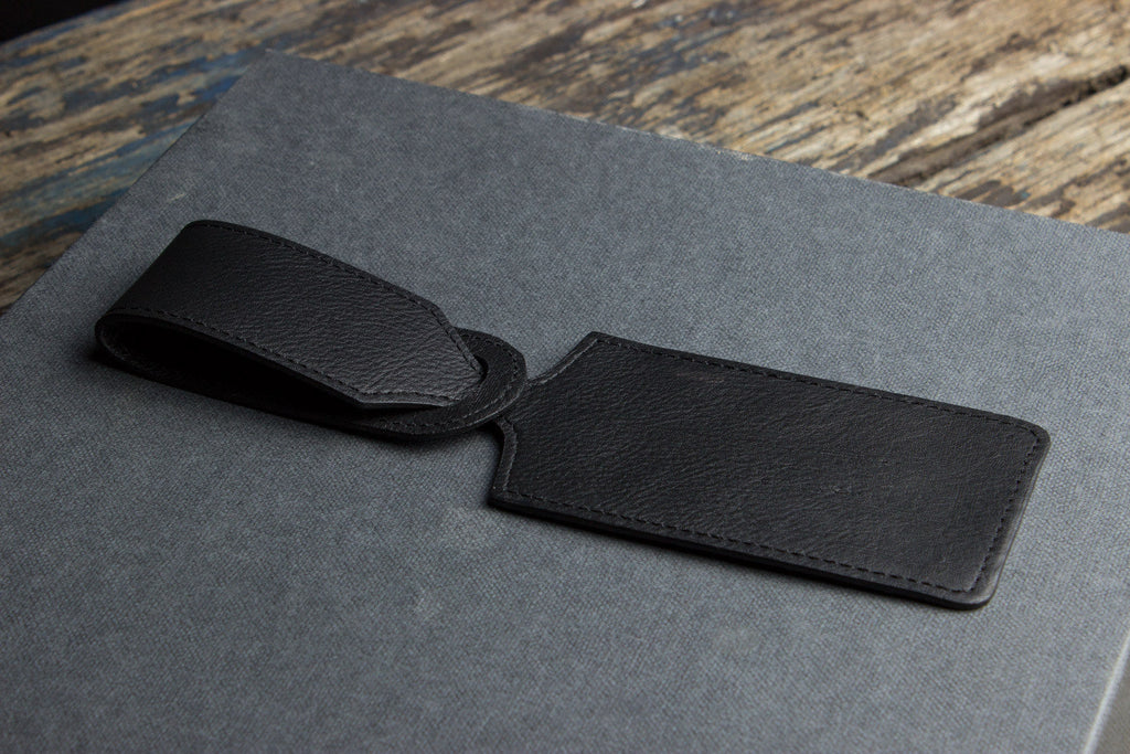 Handcrafted Cowhide Leather Luggage Tag