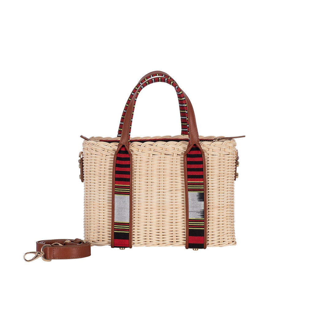 Woven Straw Handbag