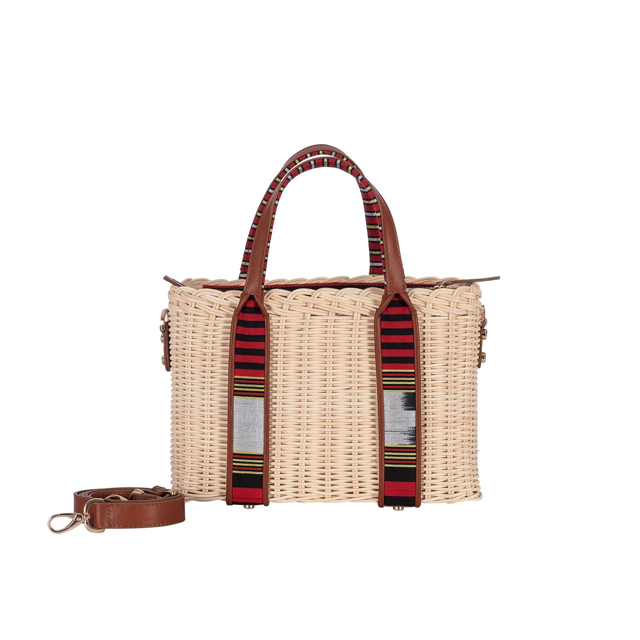 Woven Straw Handbag